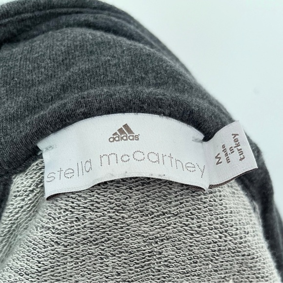 Adidad by Stella Mcartney oversized Gray Sleeveless Hoodie Vest size medium - Picture 7 of 7